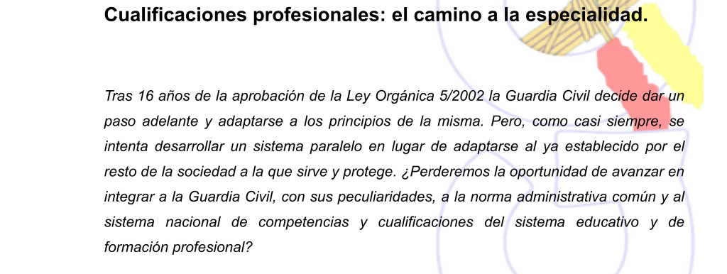 Especialidades